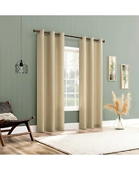 No. 918 Lance Textured Semi-Sheer Grommet Curtain Panel