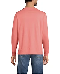 Lands' End Men's Tall Super-t Long Sleeve Henley Shirt