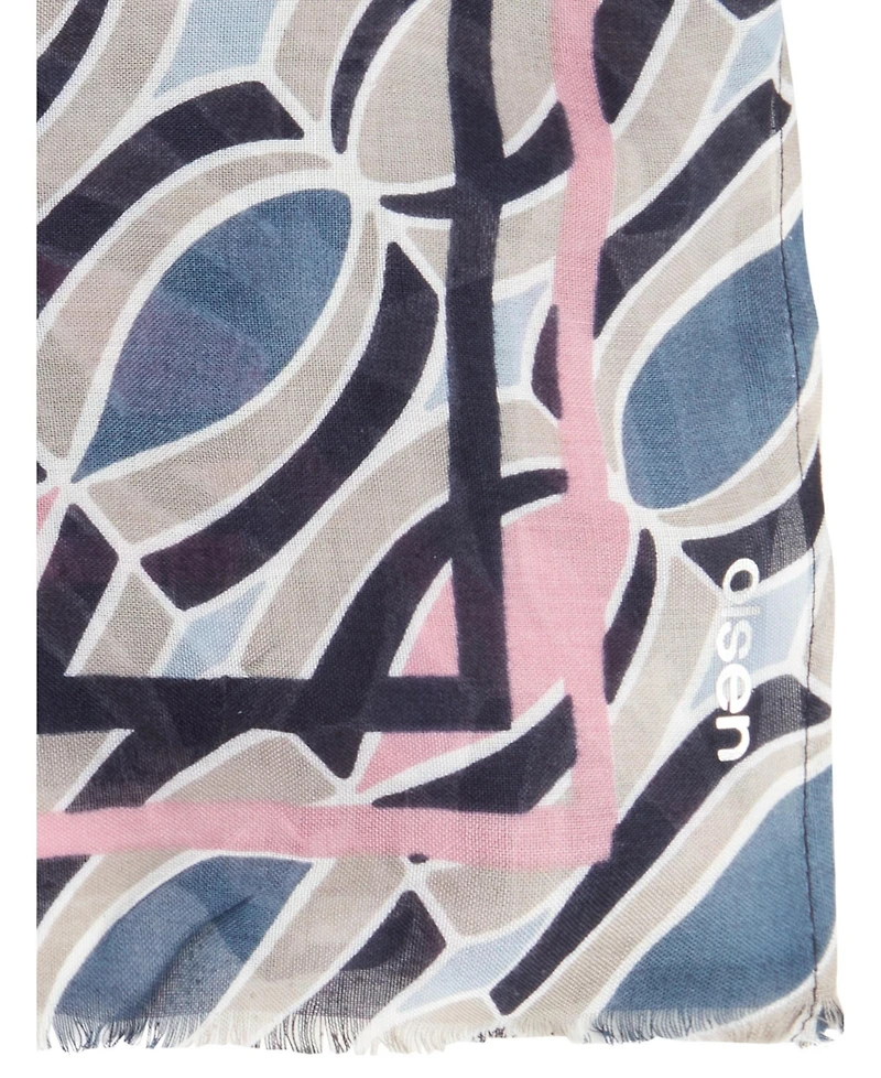 Olsen Retro Print Scarf