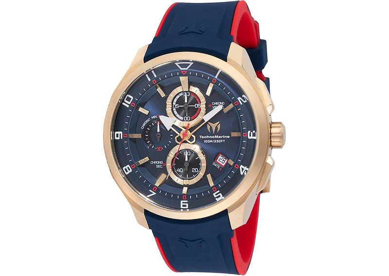 Technomarine Men's Tm-318127 Ocean Quartz Navy Blue Dial Watch