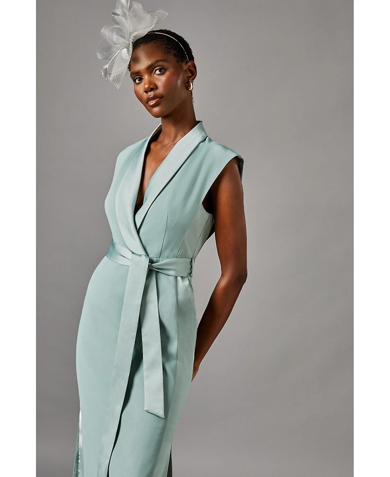 Coast Women's Tux Satin Midi Dress