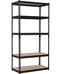 gaomon Heavy Duty Storage Shelves, 5-Tier Adjustable Garage Shelving Unit, Metal Storage Utility Rack Shelf for Warehouse, Pantry, Kitchen, Basement,