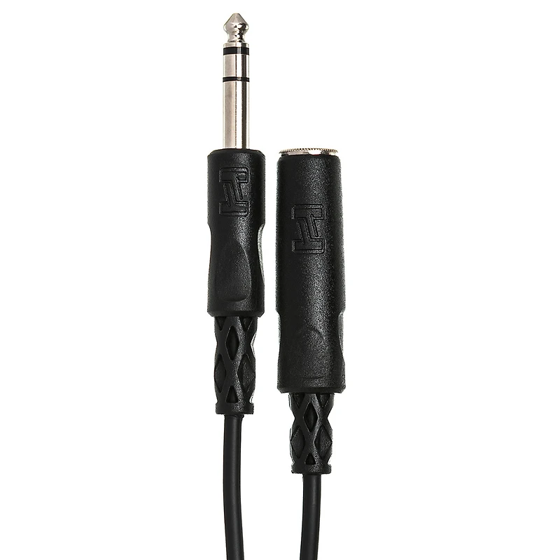Hosa Technology 2x Stereo 1/4" Female Phone to 1/4" Male Phone Trs Headphone Extension Cable, 25'