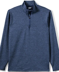 Lands' End Unisex Rapid Dry Space Dye Quarter Zip Pullover Shirt