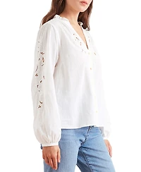 Paneros Clothing Women's Embroidered Camilla Blouse