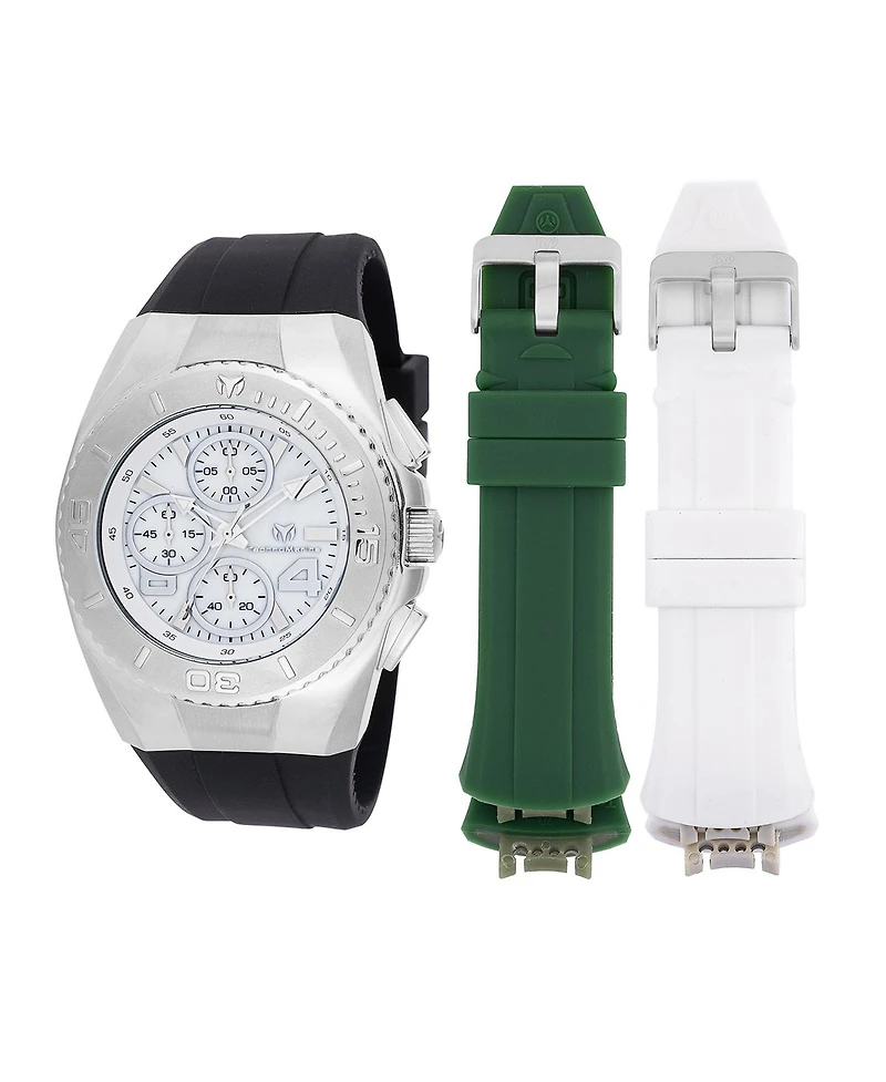 Technomarine Men's Tm-124028 Cruise Quartz Chronograph White Dial Watch