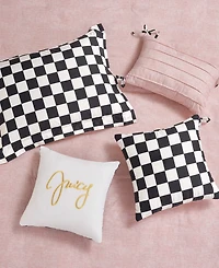 Juicy Couture Checkerboard Reversible 5-Pc. Comforter Set, Twin/Twin Xl
