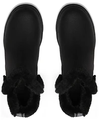 Clarks Women's Cloudsteppers Breeze Fur Wedge Ankle Boots