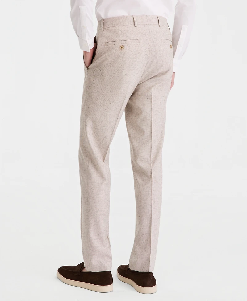 Kenneth Cole Reaction Men's Check Slim-Fit Suit Separate Pants