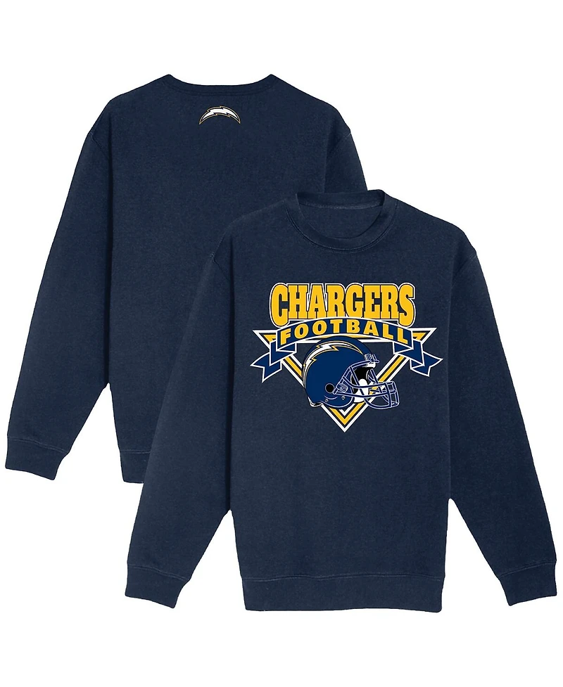 The Wild Collective Men's and Women's Navy Los Angeles Chargers Fleece Pullover Sweatshirt