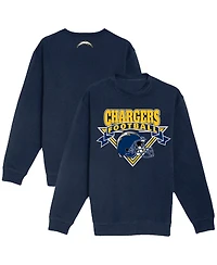The Wild Collective Men's and Women's Navy Los Angeles Chargers Fleece Pullover Sweatshirt