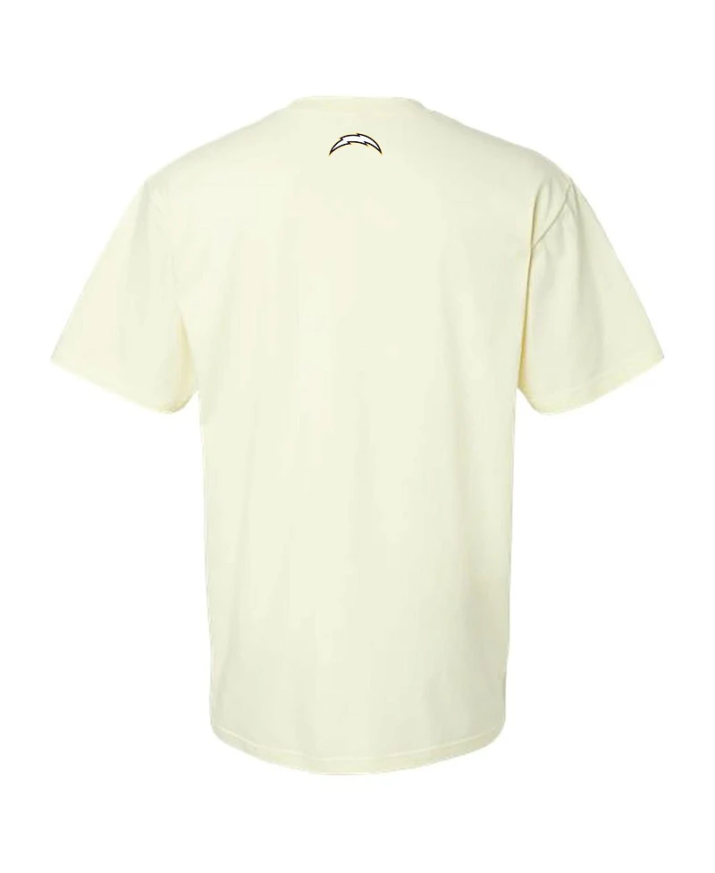 The Wild Collective Men's and Women's Los Angeles Chargers Super Scoop Neck T-Shirt