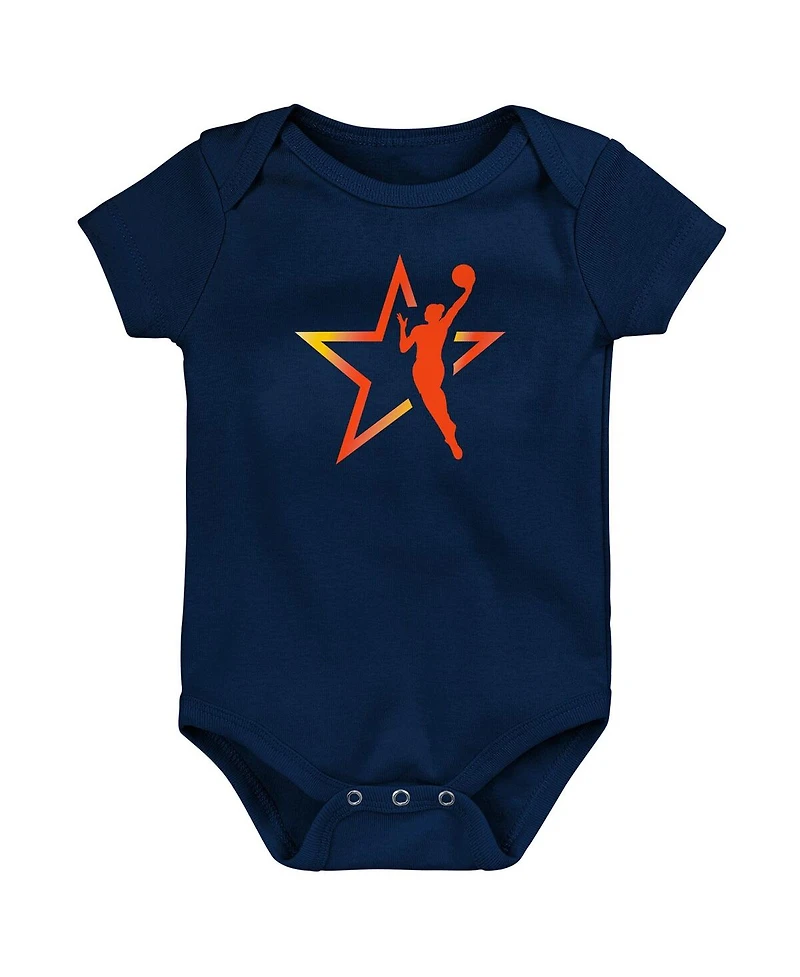 Outerstuff Baby Boys and Girls Navy 2025 Wnba All-Star Game Bodysuit