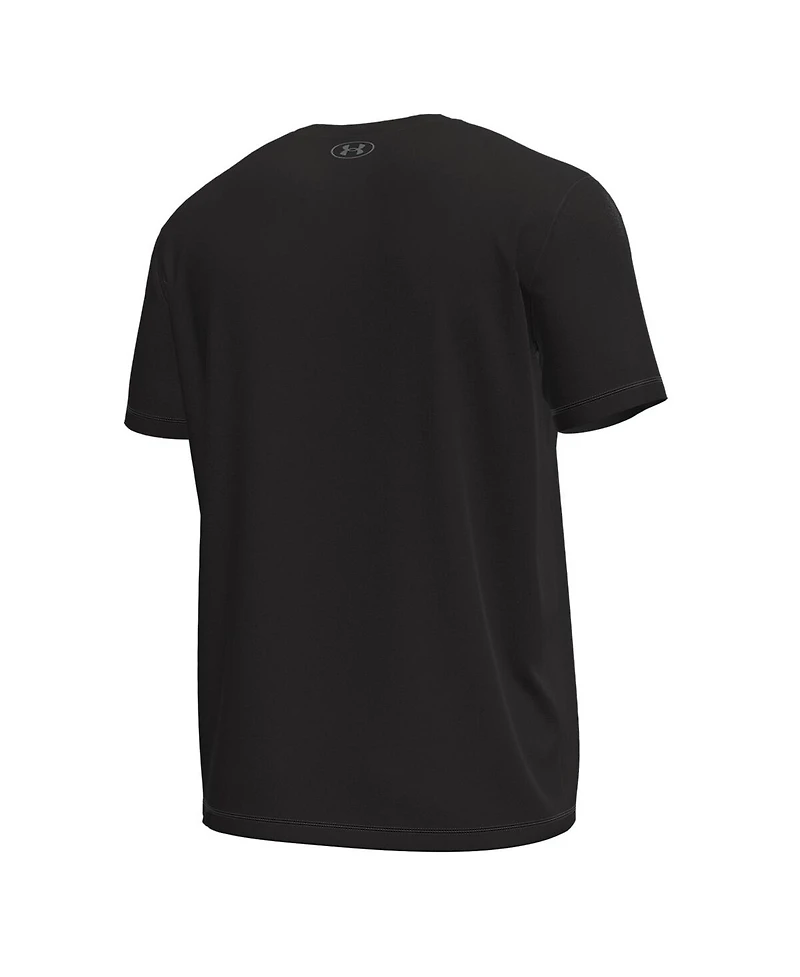 Under Armour Men's Black Maryland Terrapins Stack Stretch Performance T-Shirt