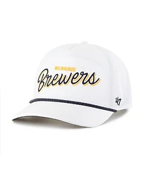 '47 Brand Men's White Milwaukee Brewers Brrr Fairway Hitch Adjustable Hat