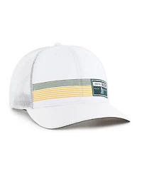 '47 Brand Men's White Athletics Rangefinder Brrr Trucker Adjustable Hat