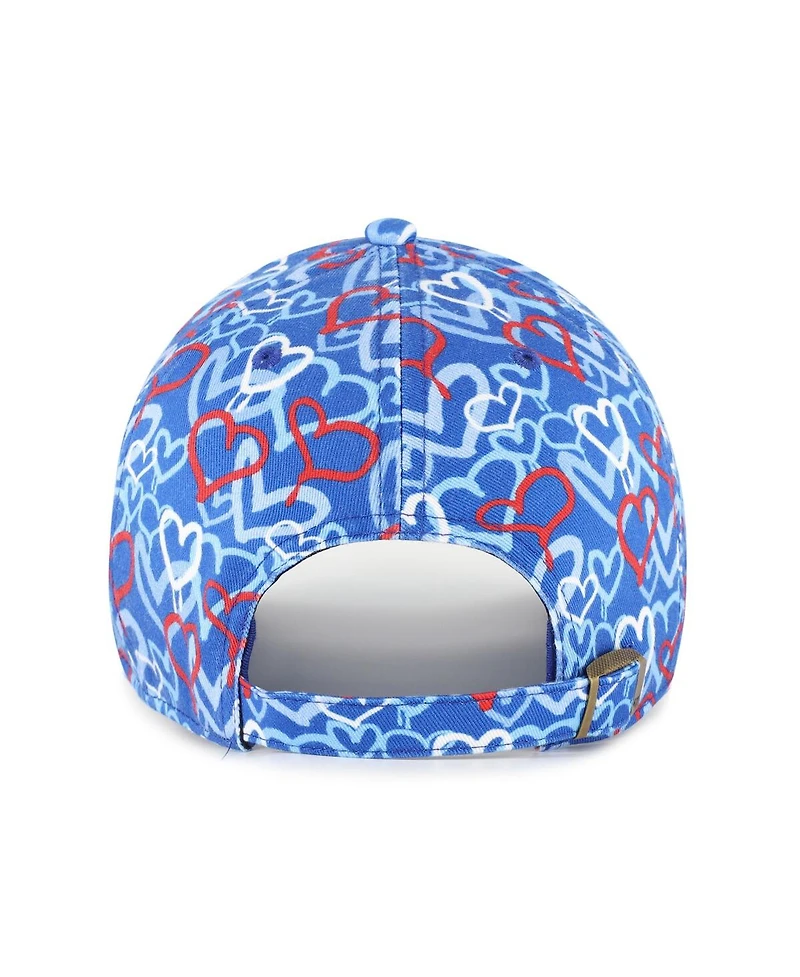 '47 Brand Girls Toddler Royal Buffalo Bills Mural Clean Up Adjustable Hat