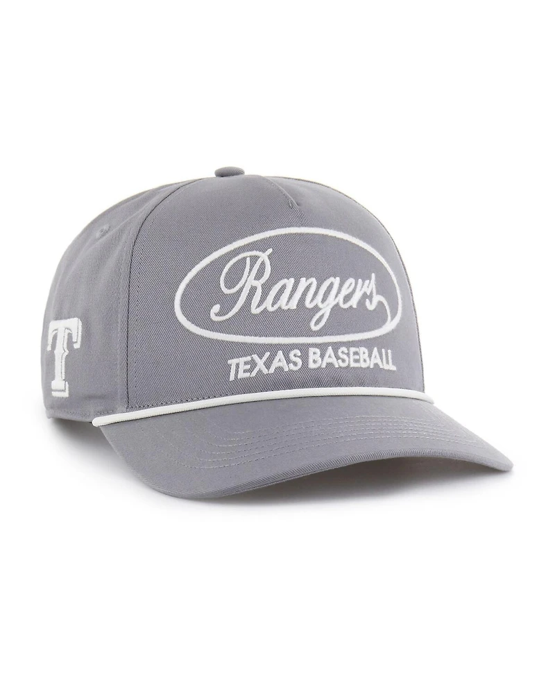'47 Brand Men's Gray Texas Rangers Foundational Hitch Adjustable Hat