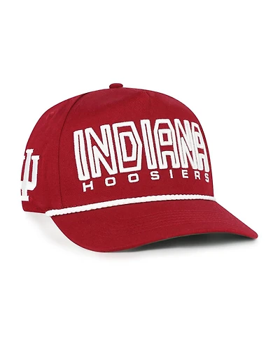 '47 Brand Big Boys and Girls Crimson Indiana Hoosiers Byline Hitch Adjustable Hat