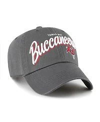 '47 Brand Women's Graphite Tampa Bay Buccaneers Ariana Clean Up Adjustable Hat