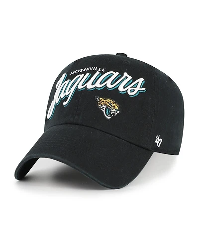 '47 Brand Women's Black Jacksonville Jaguars Ariana Clean Up Adjustable Hat