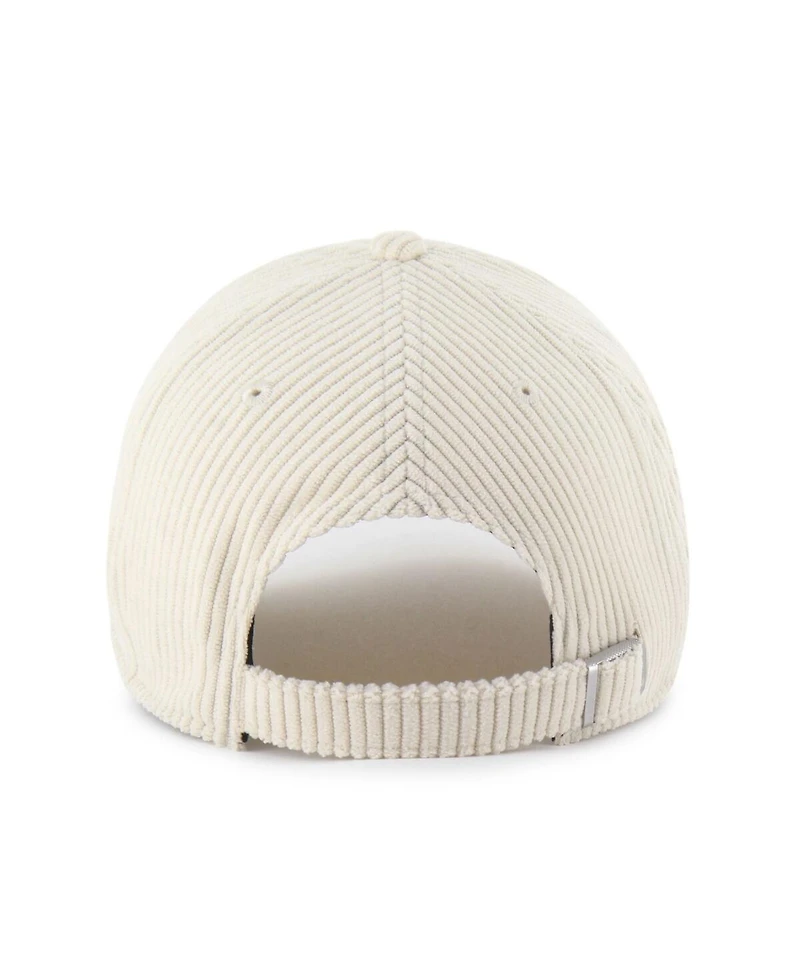 '47 Brand Women's Natural Las Vegas Raiders Mellow Corduroy Cleanup Adjustable Hat