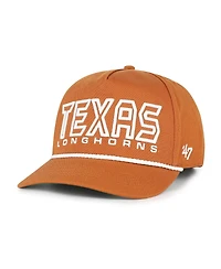 '47 Brand Big Boys and Girls Texas Orange Texas Longhorns Byline Hitch Adjustable Hat