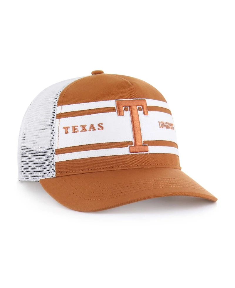 '47 Brand Big Boys and Girls Texas Orange/White Texas Longhorns Super Stripe Hitch Adjustable Trucker Hat