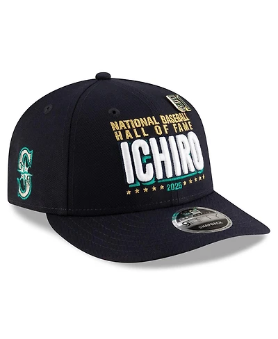New Era Men's Ichiro Suzuki Navy Seattle Mariners 2025 Baseball Hall of Fame Low Profile 9FIFTY Snapback Hat