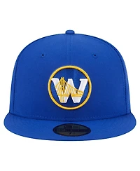 New Era Men's Royal Golden State Warriors Deceptor 59FIFTY Fitted Hat