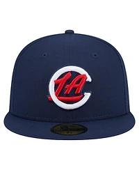 New Era Men's Navy La Clippers Deceptor 59FIFTY Fitted Hat