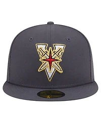 New Era Men's Black Vegas Golden Knights Deceptor 59FIFTY Fitted Hat