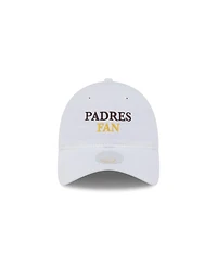 New Era Women's White San Diego Padres Team Fan 9TWENTY Adjustable Hat