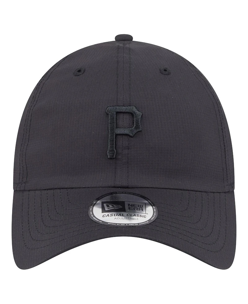 New Era Men's Black Pittsburgh Pirates Ripstop Casual Classic Adjustable Hat