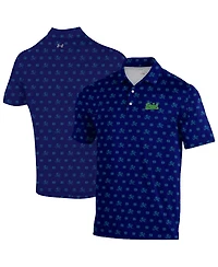 Under Armour Men's Navy Notre Dame Fighting Irish Gameday Armourfuse Polo Shirt
