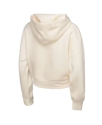 Outerstuff Big Boys and Girls Cream Georgia Bulldogs Oversized Blitz Cropped Pullover Hoodie