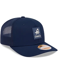 New Era Men's Navy Dallas Cowboys 2025 Sideline Throwback 9SEVENTY Trucker Adjustable Hat