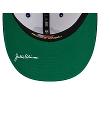 New Era Men's Jackie Robinson White Brooklyn Dodgers 59FIFTY Fitted Hat