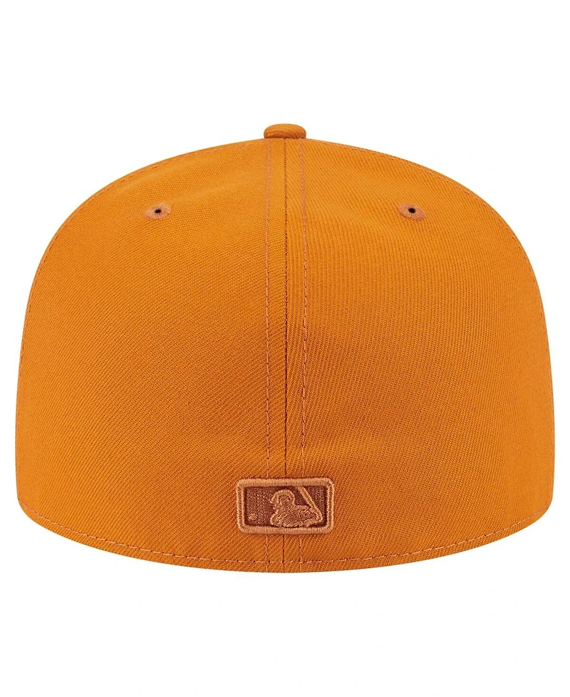 New Era Men's Orange Cincinnati Reds Color Pack A-Frame 59FIFTY Fitted Hat