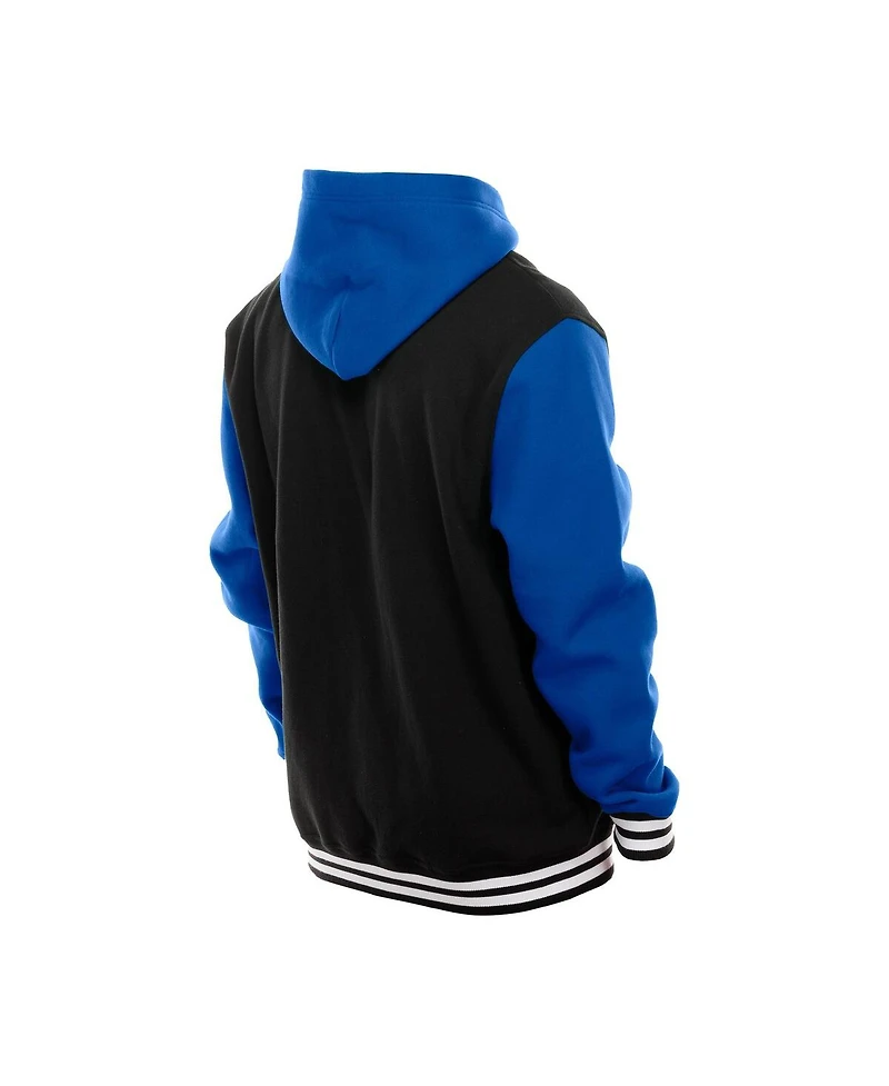 New Era Men's Black Seattle Seahawks Full-Snap Fleece Hoodie Jacket