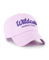 '47 Brand Men's Light Purple Kansas State Wildcats Vault Clean Up Adjustable Hat