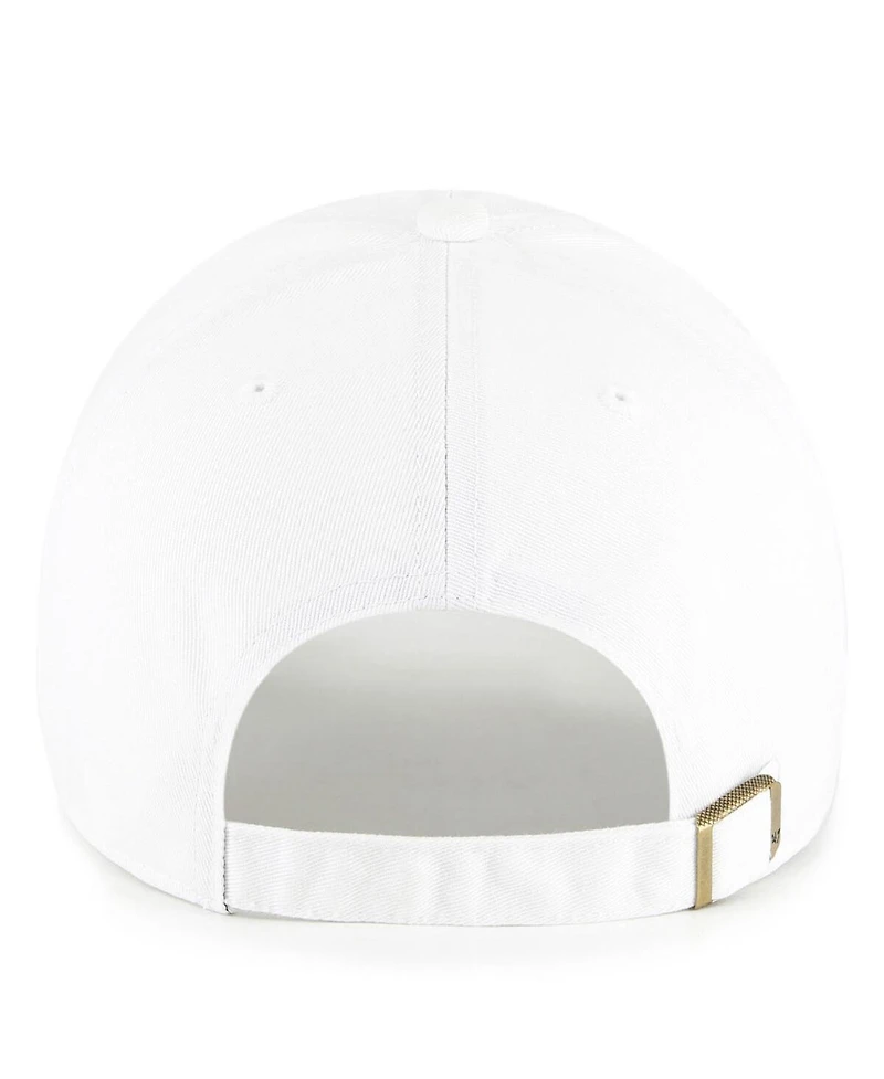 '47 Brand Men's White Boise State Broncos Vault Clean Up Adjustable Hat