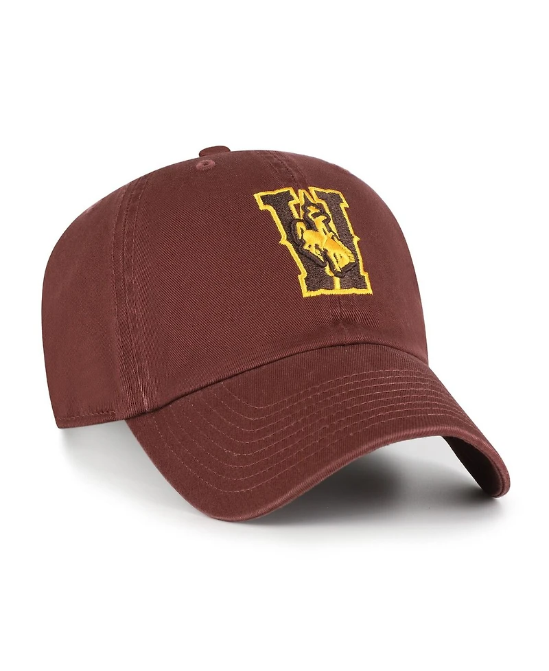 '47 Brand Men's Brown Wyoming Cowboys Clean Up Adjustable Hat
