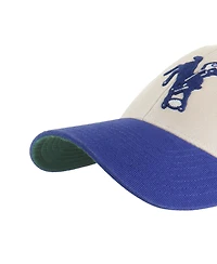 '47 Brand Men's Cream/Royal Indianapolis Colts Fairfield Mvp Throwback Adjustable Hat