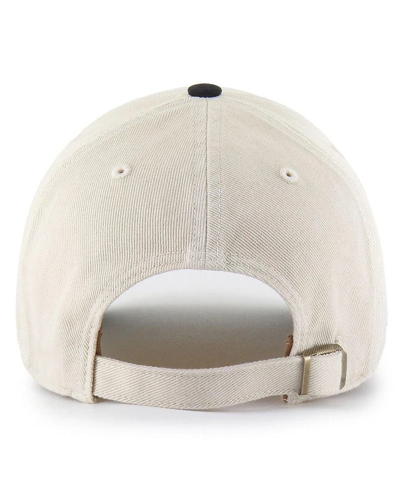 '47 Brand Men's Cream/Black Cincinnati Bengals Fairfield Mvp Throwback Adjustable Hat