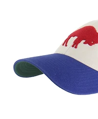 '47 Brand Men's Cream/Royal Buffalo Bills Fairfield Mvp Throwback Adjustable Hat
