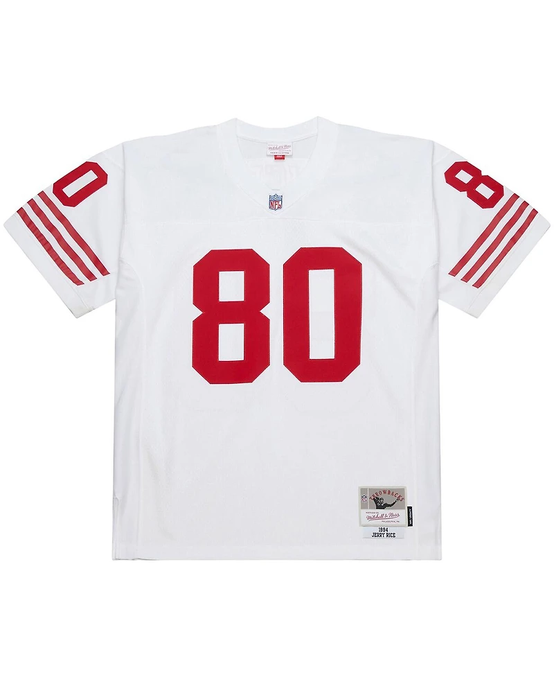 Mitchell Ness Men's Jerry Rice White San Francisco 49ers 1994 Legacy Replica Jersey
