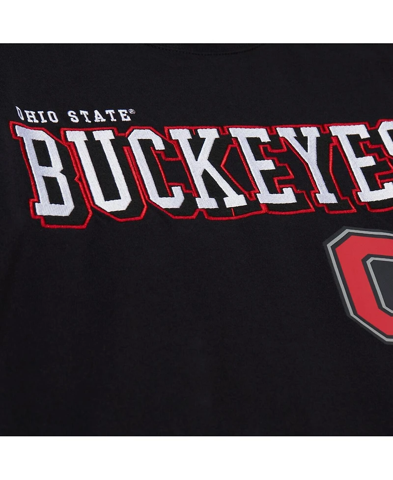 Mitchell & Ness Men's Black Ohio State Buckeyes Training Camp Long Sleeve T-Shirt