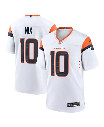 Nike Big Boys and Girls Bo Nix White Denver Broncos Game Jersey