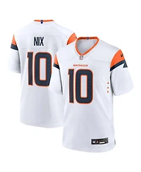 Nike Big Boys and Girls Bo Nix White Denver Broncos Game Jersey